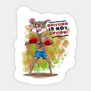 Tango the fighter Sticker